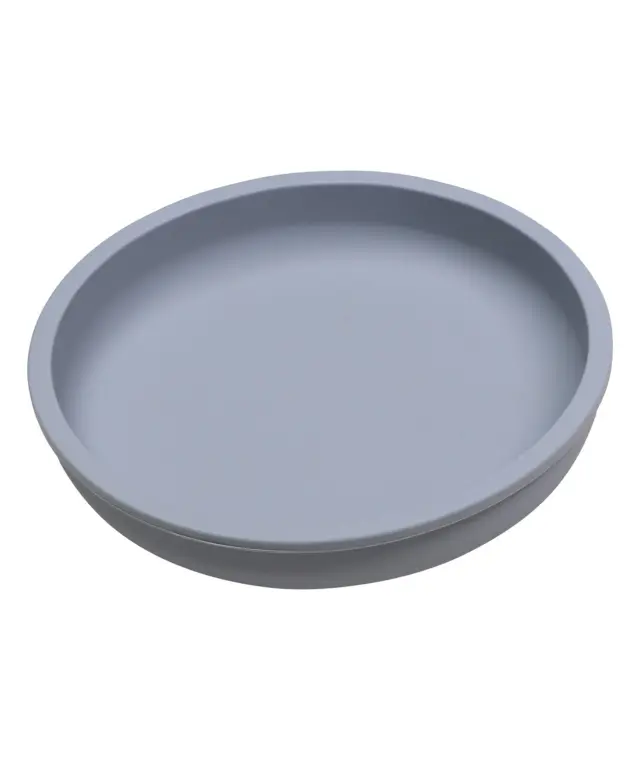 Πιάτο σιλικόνης Tryco dusty blue 2