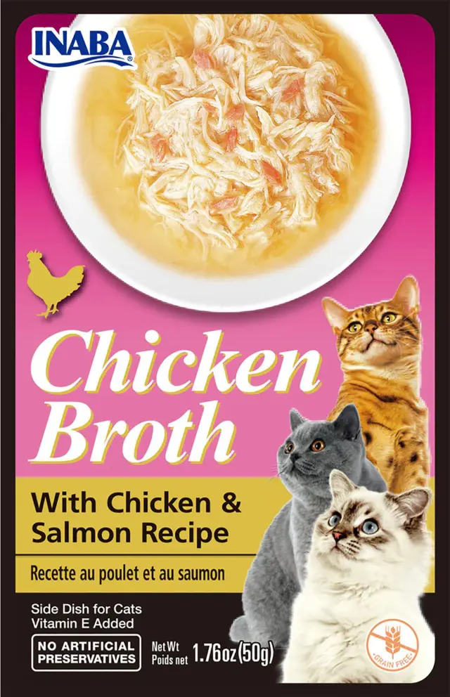CHURU - Chicken Broth With Chicken AND Salmon 40G - 7985256 - Pet Supplies