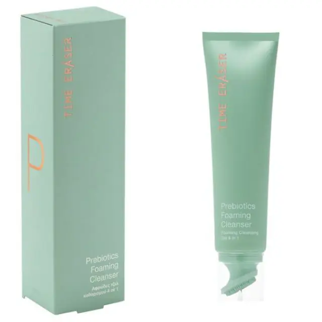 Medisei | Time Eraser Prebiotics Foaming Cleanser - Ήπιο Kαθαριστικό Τζελ Προσώπου με 4πλή Δράση | 140ml
