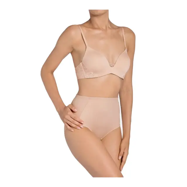 Triumph Γυναικείο Εσώρουχο Becca High Panty, Χρώμα Απαλό Μπεζ 3
