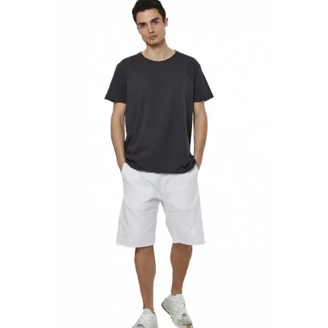 Body Action Men's Natural Dye Shorts Άσπρο 033526-02 (Body Action) 2