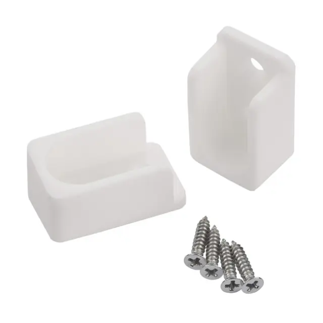 Ράγα Υποστήριξης Πλαστικό Λευκό 30x15mm