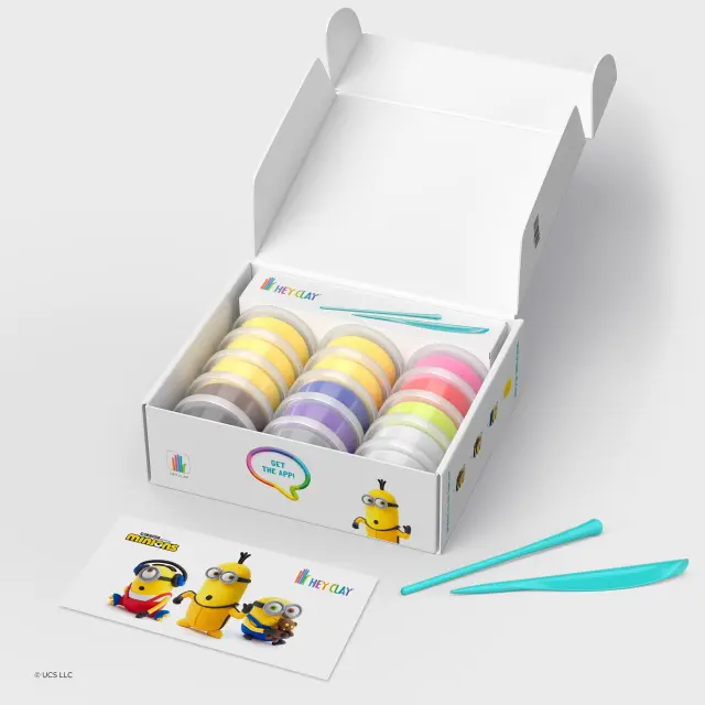 Hey Clay Κατασκευές από Πολύχρωμο Πηλό MINIONS (3+ ετών) 15026 2