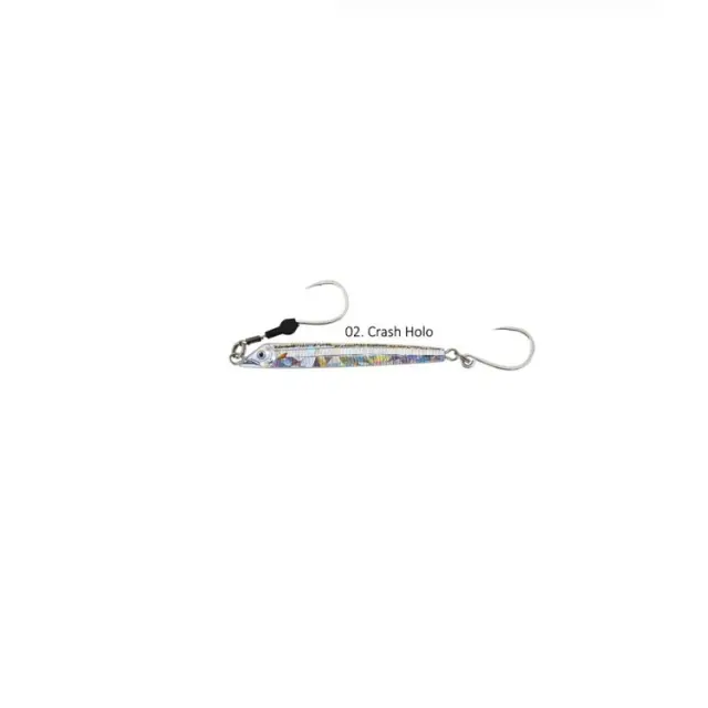 Πλάνος Sea Falcon Cutlassfish Jig – Ιαπωνική Χειροποίητη Τελειότητα 55gr 02.CRASH HOLO(glow)