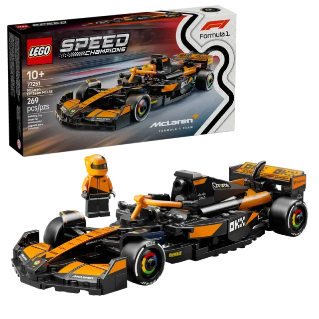 Lego Speed ​​Champions Mclaren F1 Team Mcl38 Racing Car (77251) (LGO77251) 2