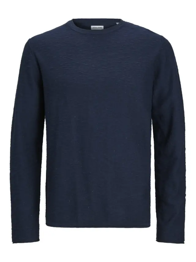 JJELINEN KNIT CREW NECK SN navy blazer