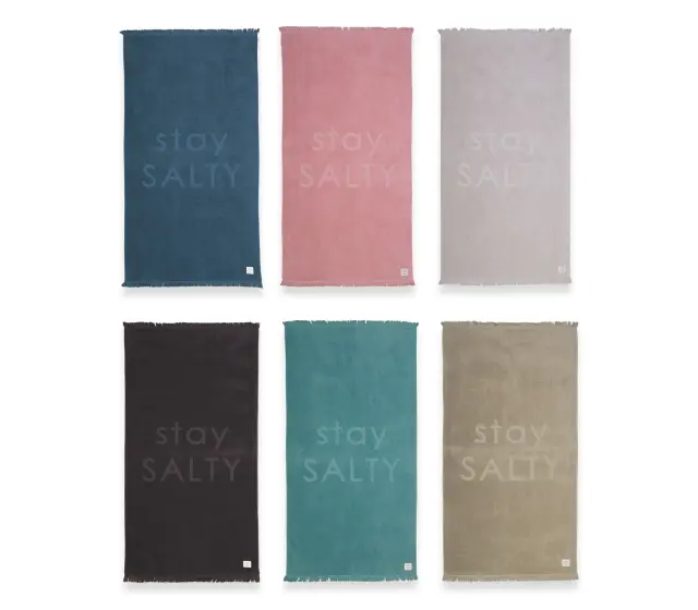 Nef-Nef Homeware Πετσέτα Θαλάσσης Stay Salty 90x170 Blue 2