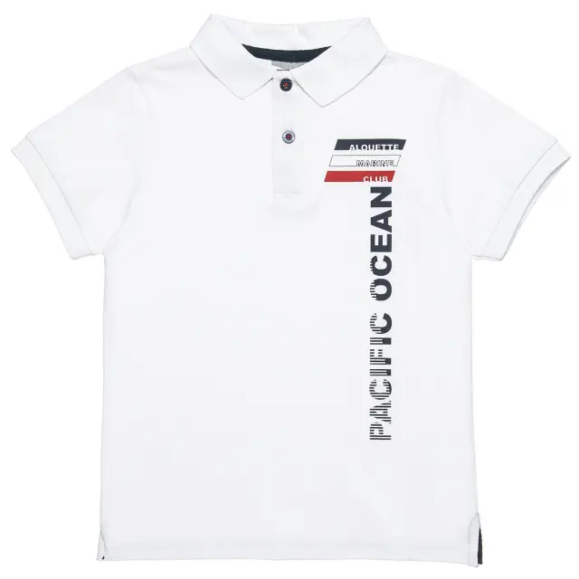 Μπλούζα polo με τύπωμα