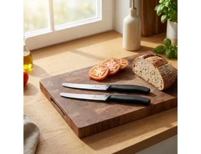 Μαχαίρια Γενικής Χρήσης Victorinox Swiss Classic με μήκος λεπίδας 11cm - Black - 2 τεμάχια6.7833.2