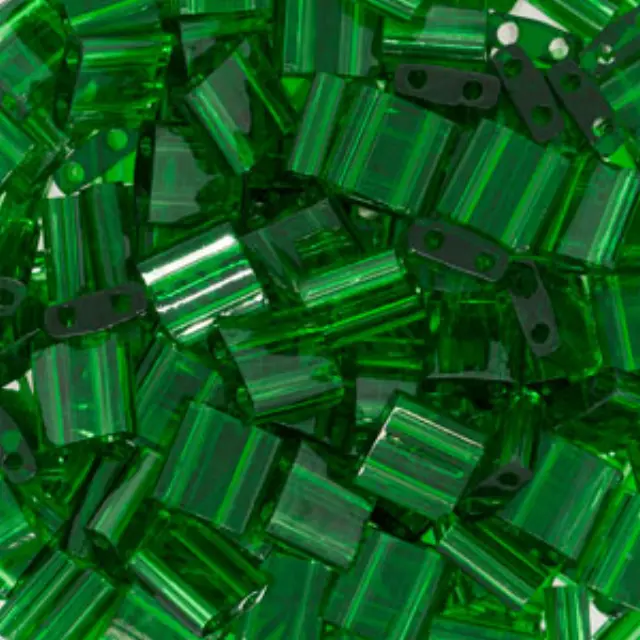 Χάντρα Miyuki Tila No146 Transparent Green ~7gr