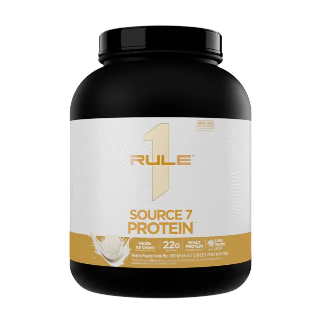 Rule1 Source 7 Protein Vanilla Ice Cream, 4 lbs