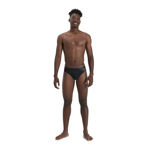 Speedo Men's Medley Logo 7cm Brief Swim Slip Μαύρο 809739G692 (Speedo) - 32