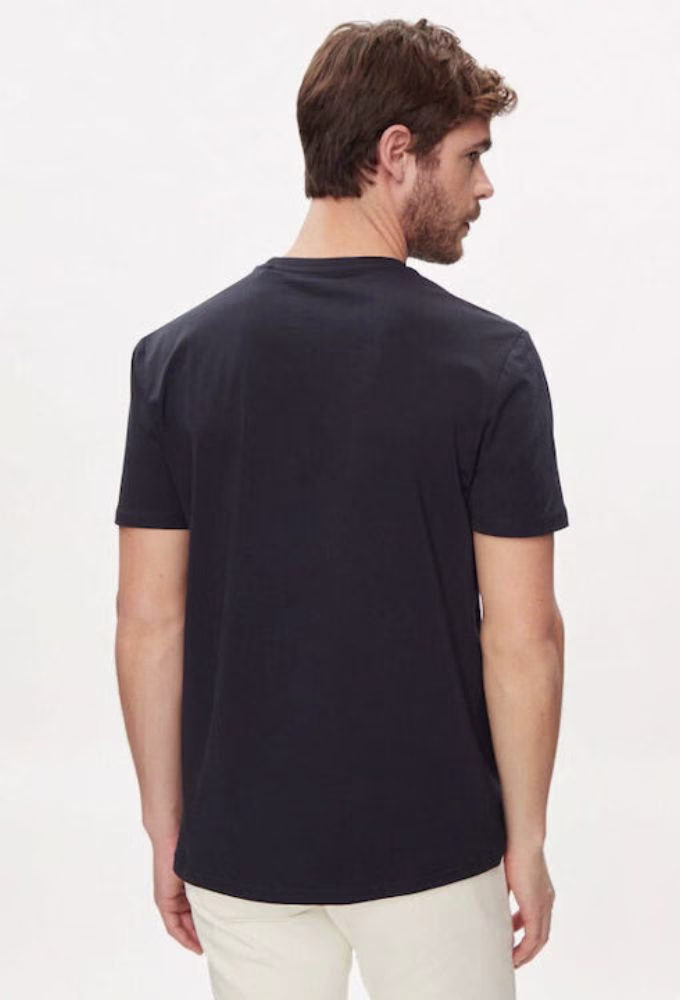 Guess Ανδρικό T-shirt Κοντομάνικο Navy Μπλε Μπλε Σκούρο - XL 3