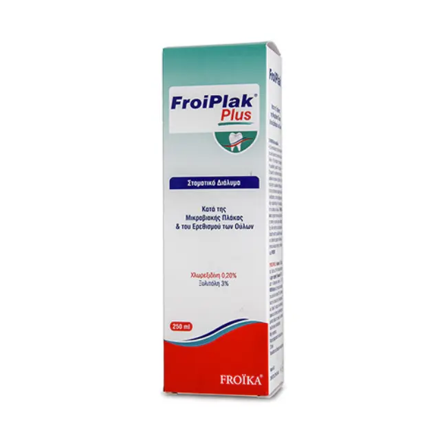 Froika Froiplak Plus Στοματικό Διάλυμα για την καταπολέμηση της οδοντικής πλάκας 250ml