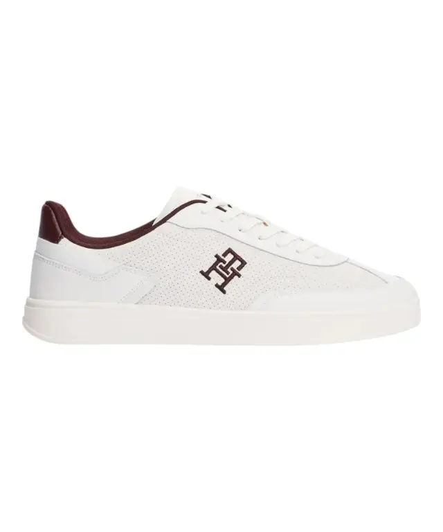 Tommy Hilfiger - Γυναικεία Sneakers Th Monogram Colour-Blocked FW0FW08380-0K6 Λευκό