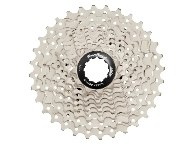 ΚΑΣΕΤΑ SUNRACE CSRS1 11-32 10 ΤΑΧΥΤΗΤΩΝ METALLIC SILVER