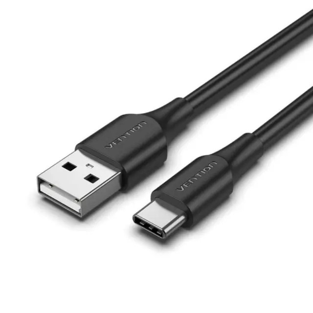 VENTION USB 3.2 Gen2 A Male to C Male 3A Cable 1M Black Round PVC Type (CWCBF) (VENCWCBF)