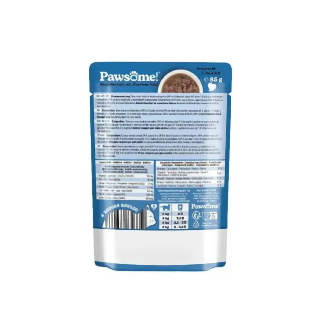 Pawsome Adult Σολομός 85gr 3