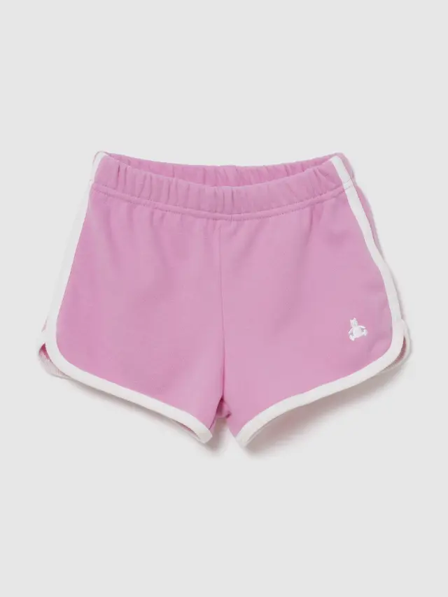 Βρεφικό & Νηπιακό Σορτς Φούτερ από VintageSoft Terry PINK FLAMINGO