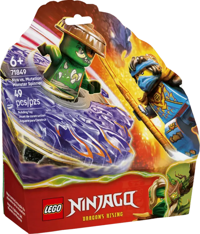 LEGO® Ninjago Nya vs. Mutation Monster Spinner για 6+ Ετών 49τμχ - 71849 2
