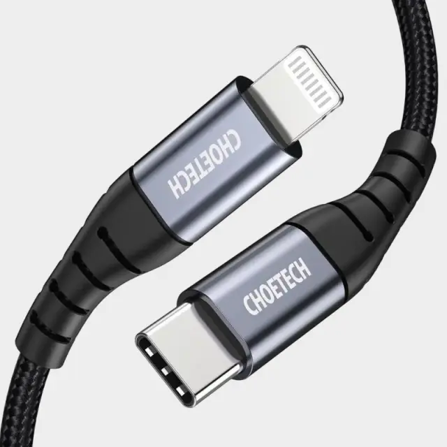 Καλώδιο Φόρτισης USB-C - Lightning Choetech IP0042 MFi cable 480Mb/s 3A 3m Μαύρο - ONESIZE 2