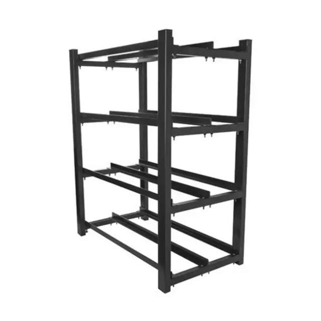 Lanberg Battery Frame for UPS 830X454 2 Rows 4 Levels Black (OR01-830454-204-BK)