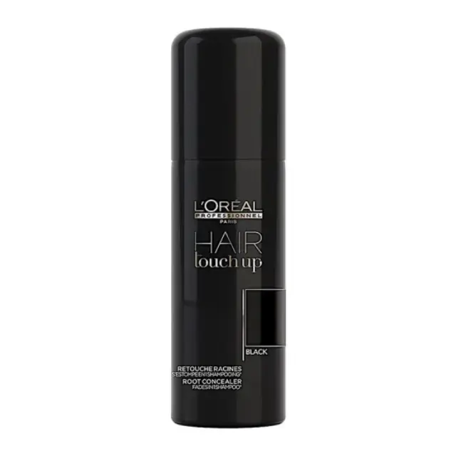 L'oreal Hair Touch Up Spray Για Λευκά Μαλλιά 75ml Black