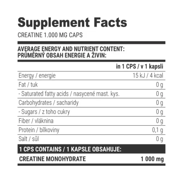 Extrifit Creatine Monohydrate Caps 2