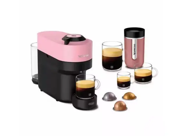 DELONGHI Vertuo POP ENV90.P Nespresso® Ροζ Μηχανή Καφέ 2