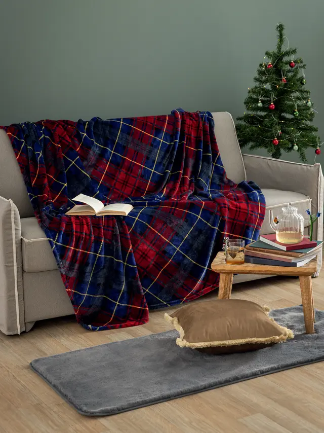 Κουβέρτα Καναπέ 160x220 300gsm Palamaiki Claus Flannel Fleece 2
