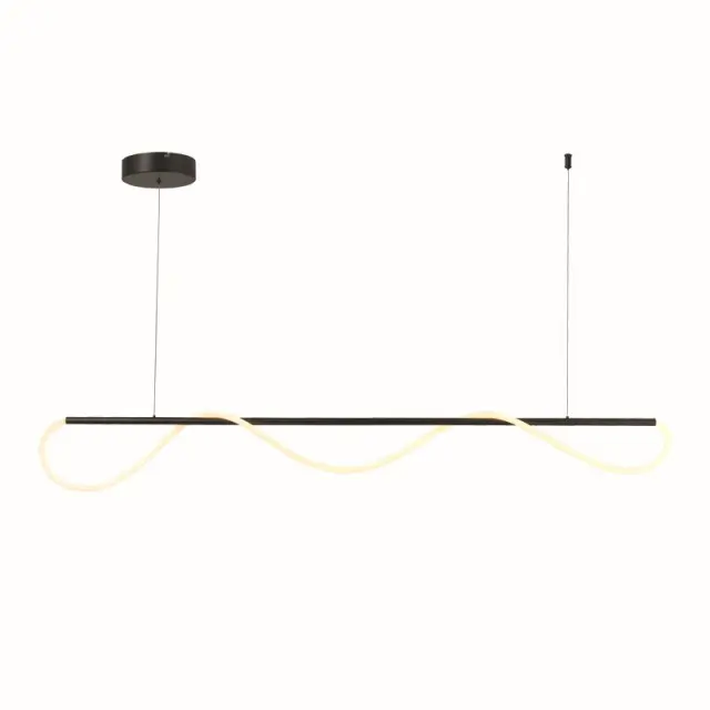 KYMA-ΦΩΤΙΣΤΙΚΟ ΚΡΕΜΑΣΤΟ ΜΑΥΡΟ ΜΑΤ ΜΕΤΑΛΛΙΚΟ LED SMD 60W 3000Κ 3300LM IP20 1900Χ60Χ2150ΜΜ / ZM36LEDP190BK