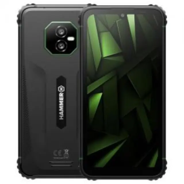 Κινητό Τηλέφωνο Hammer Ranger (Dual SIM) 256GB 8GB RAM Μαύρο-Πράσινο N68903 2