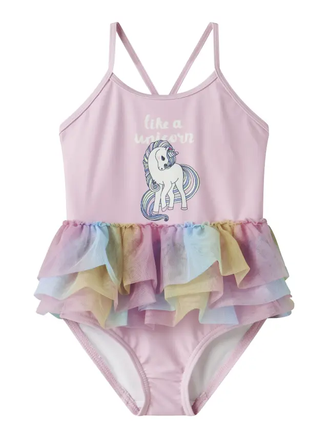 Name It Μαγιό κοριτσίστικο πλεκτό Ροζ NMFZUPA SWIMSUIT - 13253289
