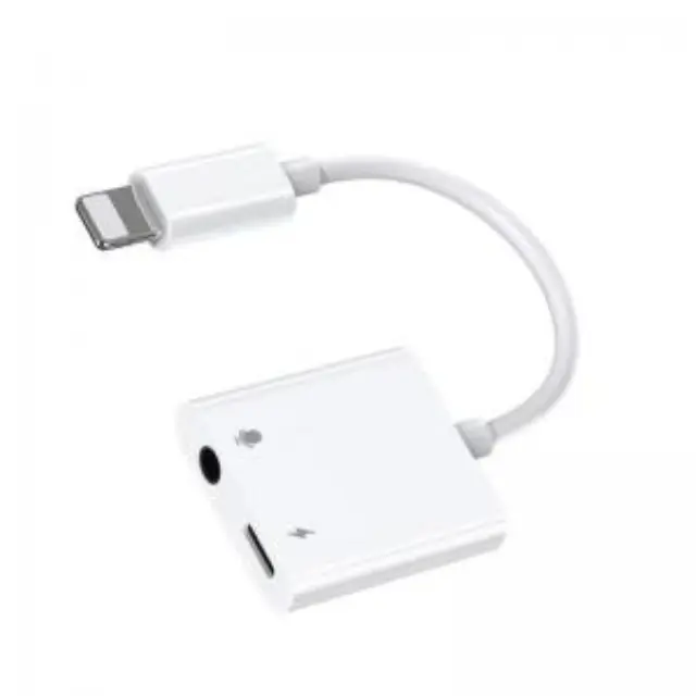 Αντάπτορας Joyroom S-Y105 Lightning Αρσενικό σε 3.5mm Θηλυκό & Lightning Θηλυκό Λευκό N58341 2