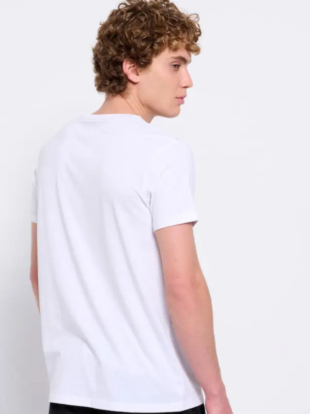 Funky Buddha T-shirt White FBM007-011-04 - S 3