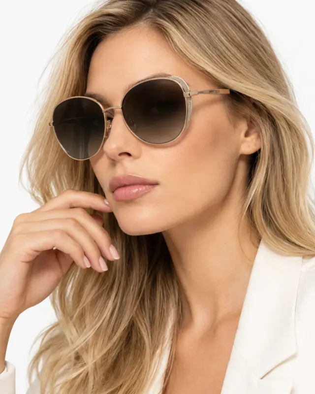 Jimmy Choo ALEXIS/S 2M2/IR Γυναικεία Γυαλιά Ηλίου Gold/Black - 59 mm 2