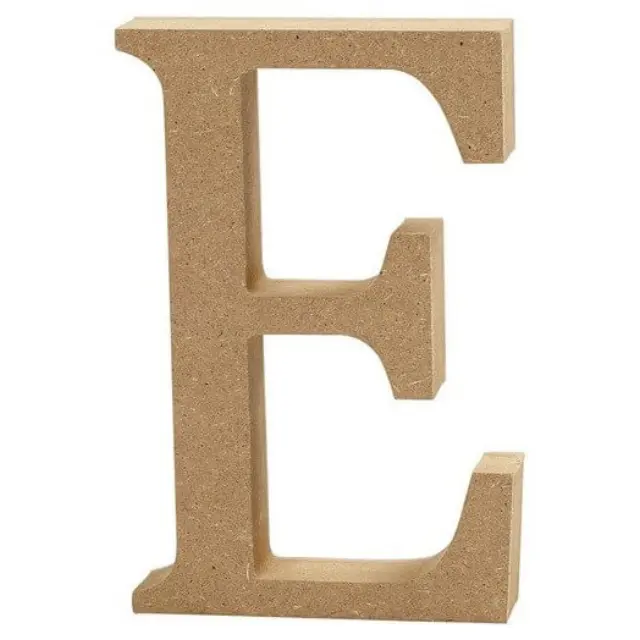 Γράμμα βάσης Mdf 13cm, πάχος 2cm - E