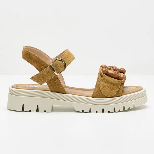 Comart Πέδιλα Γυναικείο δέρμα suede Καφέ ART/4722 DESERT