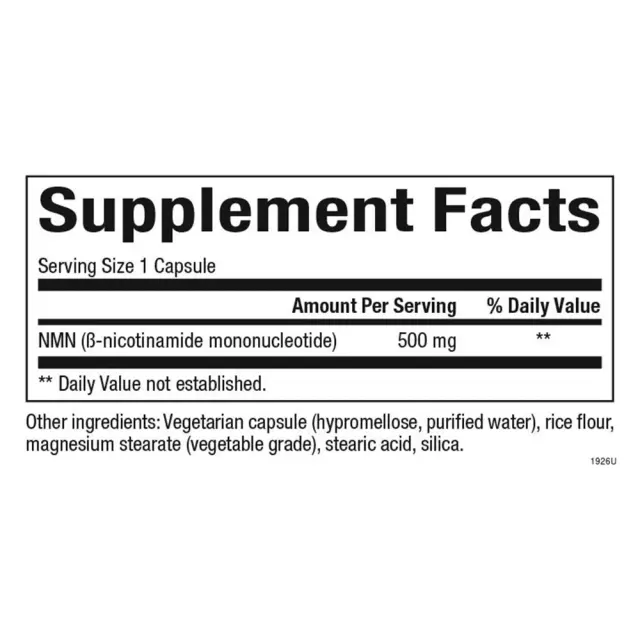 Natural Factors regenerLife NMNSurge NAD+ Boost 500 mg 2