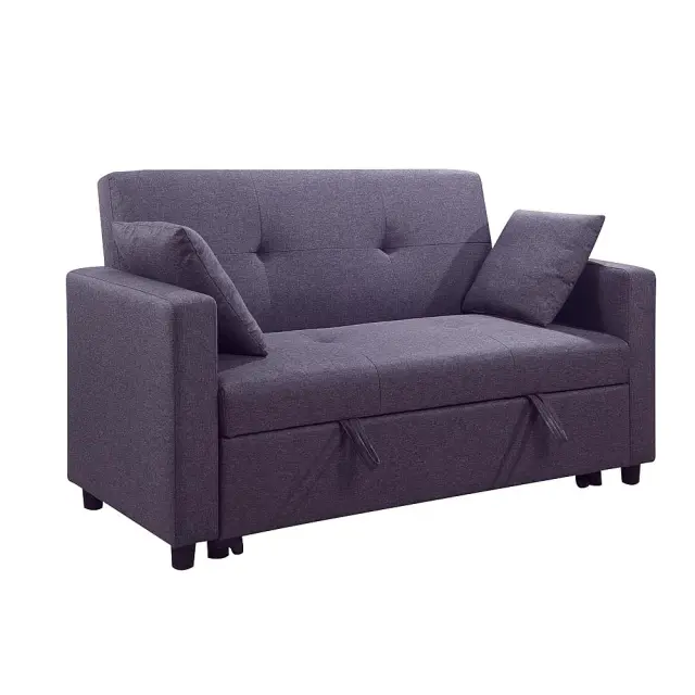 Καναπές Κρεβάτι IMOLA Καφέ Σκούρο Ύφασμα 154x100x93cm