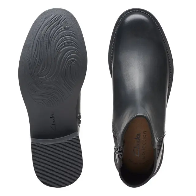 Clarks Maye Palm Black Black Leather - 37