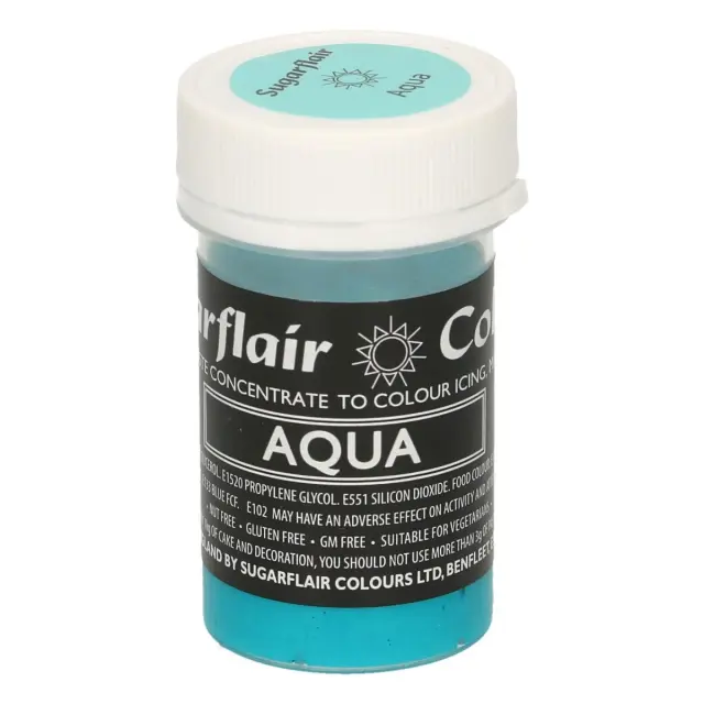 Πάστα Sugarflair Χρώμα - Παστέλ Aqua - 25γρ.