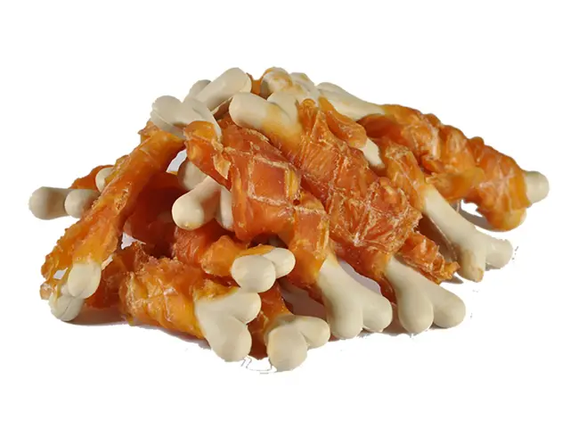 Vadigran Butcher BBQ Chicken Wrapped Calcium Bone Mini 70gr 3