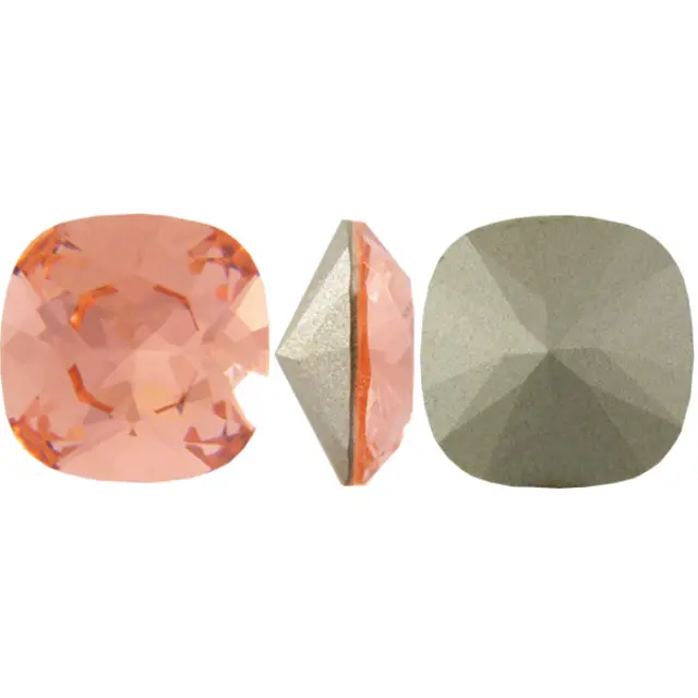 Swarovski 4470 Cushion Square Rose Peach 10mm - 1τεμ