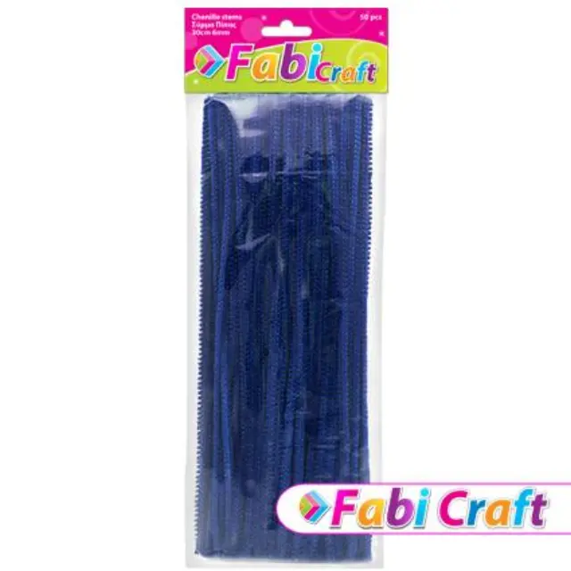 Σύρμα Πίπας Fabi 0.6x30cm 50τεμ Μπλε