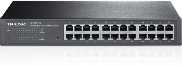 TP-LINK TL-SG1024DE v4 Unmanaged L2 Switch με 24 Θύρες Gigabit (1Gbps) Ethernet