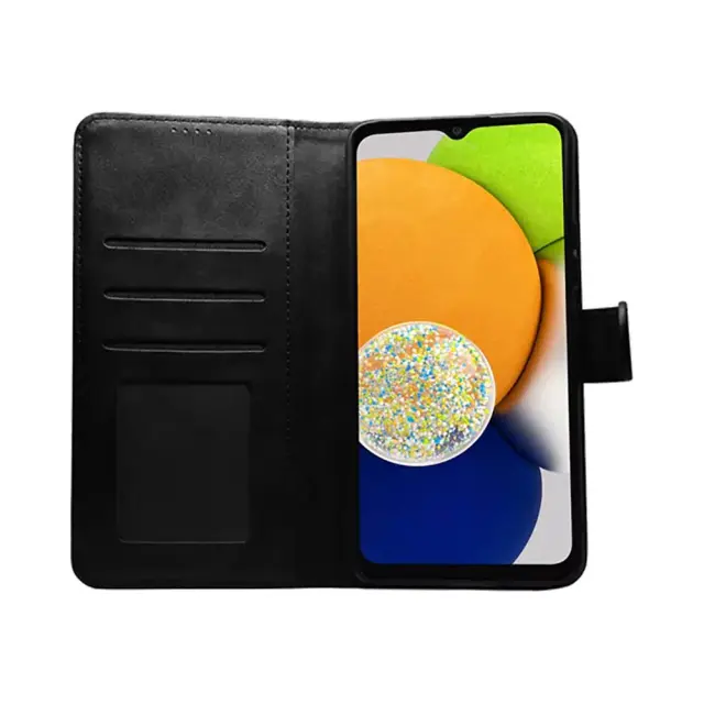 Θήκη Βιβλίο Vivid Case Flip Book Samsung Galaxy A03 Μαύρη 3