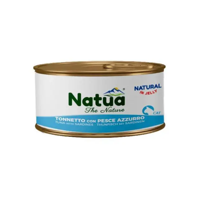 Natua Adult Tuna & Sardines Κονσέρβα για Γάτες με Τόνο & Σαρδέλα 85gr
