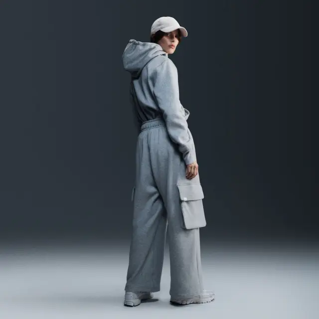 Nike Sportswear Phoenix Fleece Hoodie (HF6839-063) - Γκρί - XL 2