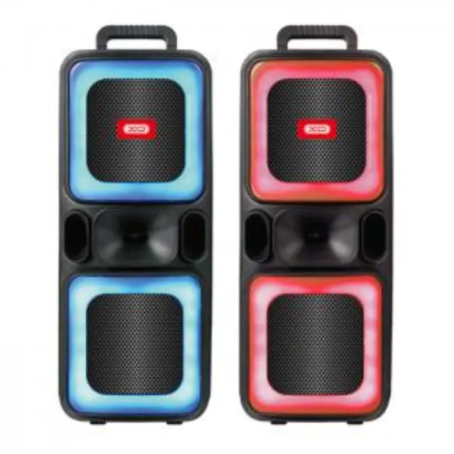 Φορητό TWS ηχείο bluetooth με ασύρματο μικρόφωνο, τηλεχειριστήριο και RGB φωτισμό, 20W 2